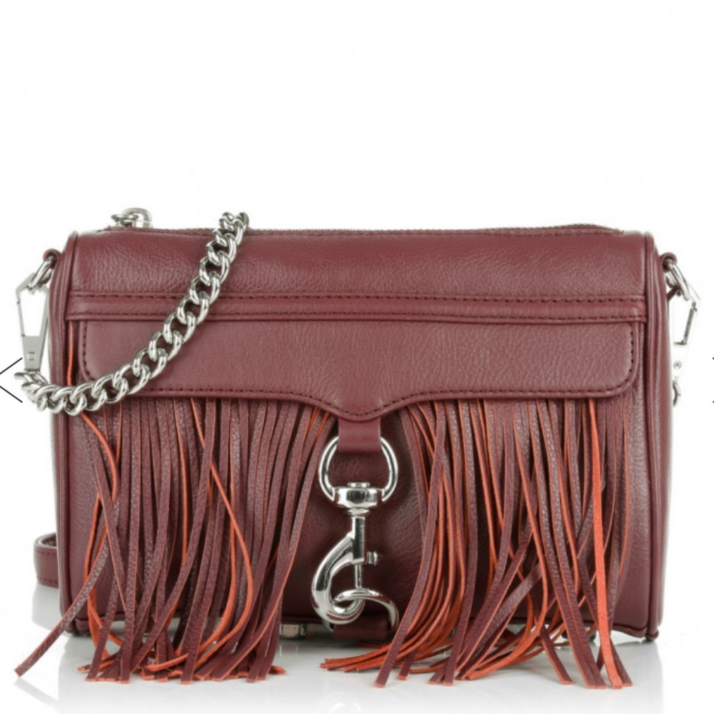 Rebecca Minkoff Fringe Mini Mac Crossbody Bag